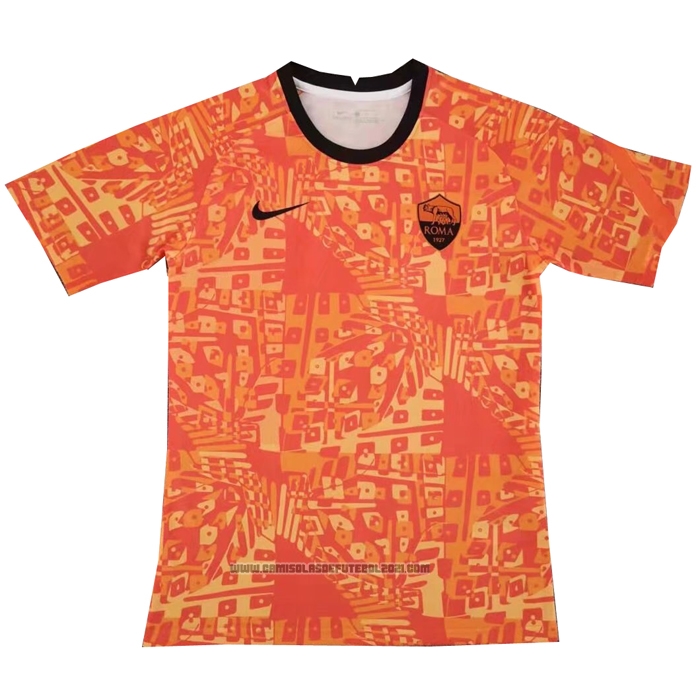 Camisola Treinamento Roma 2022 Orange